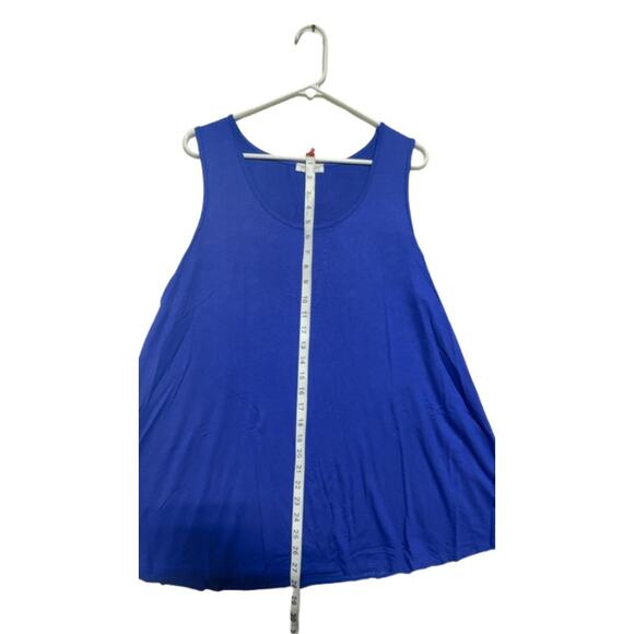 Chic Soul "Weekender Royal Blye Tank" Size 2X - Picture 5 of 11